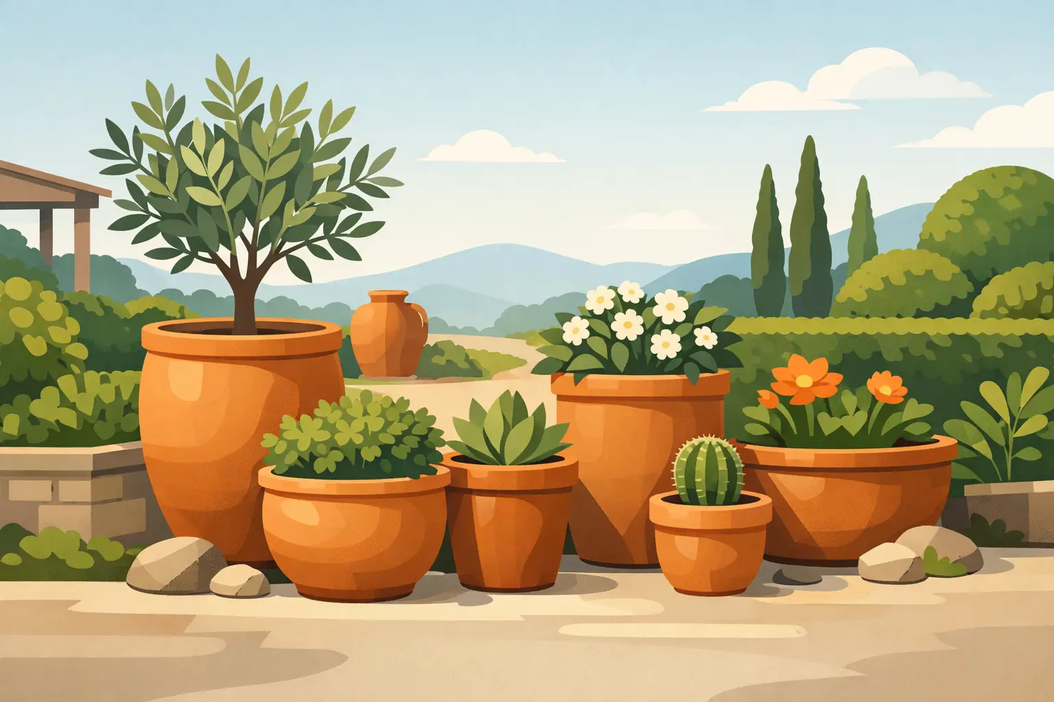 Die besten Terracotta Töpfe für den Garten