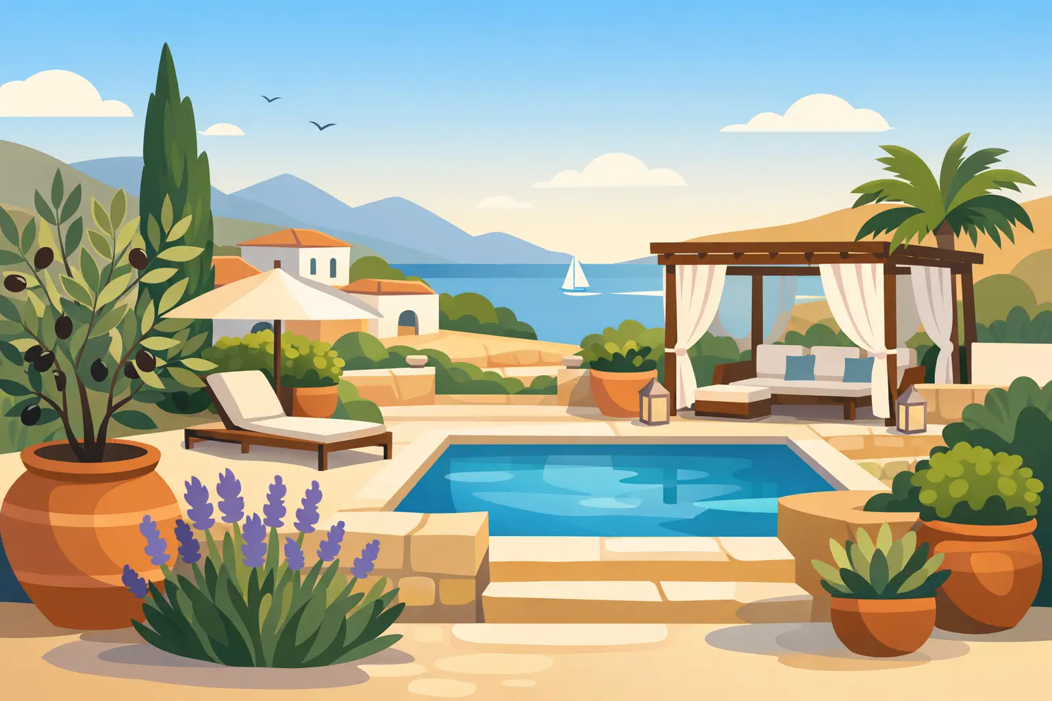 Mediterrane Gartengestaltung 2026 im Trend