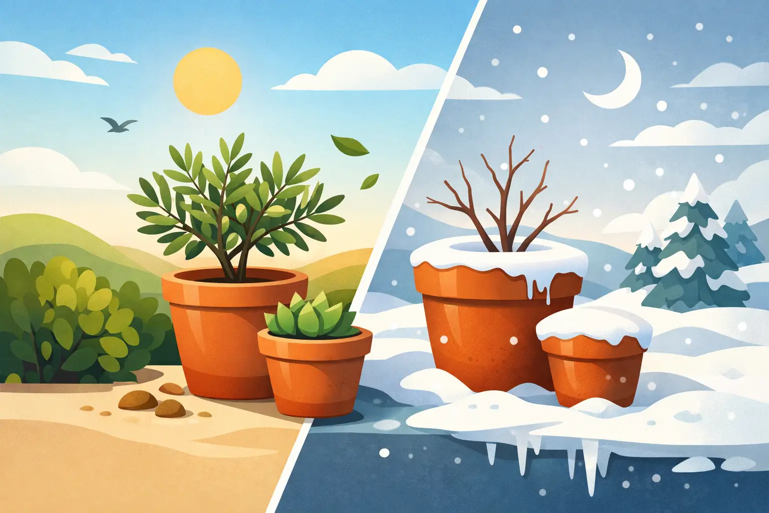 Sind Terracotta Töpfe winterhart?