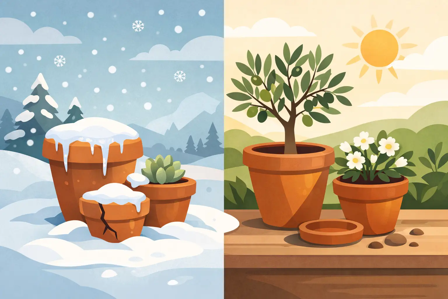 Welche Terracotta ist frostfest?