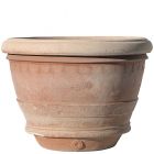 Impruneta Terracotta, Conca, runder Pflanztopf, Blumentopf, Becken