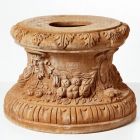 Impruneta Terracotta, Base Medicea, verzierter Sockel, Basis