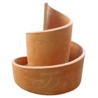 Impruneta Terracotta, Chiocciola, spiralförmiges Pflanzgefäß, Gartendekoration