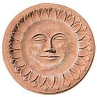 Impruneta Terracotta, Sole, rundes Wandbild Sonne, Terrakottasonne, Dekoration, Relief, Wandteller