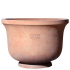#Impruneta Terracotta, Vaso Cinese con Piede Smerlato, runder Pflanztopf, Blumentopf, Vase