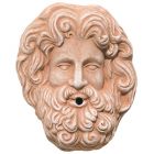 Impruneta Terracotta, Giove, Wandmaske Jupiter, Wandbild, Relief