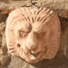 Impruneta Terracotta, Maschere Caprone, Ziegenmaske, Wandbild, Dekoration