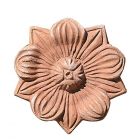 Impruneta Terracotta, Rosetta Altorilievo, Wandbild, Rosette, Dekoration