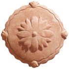 Impruneta Terracotta, Rosone Bassorilievo, Wandbild, Rosette, Dekoration