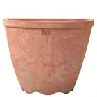 Impruneta Terracotta, Sottocannella alta Liscio, glatter hoher Wandtopf, Wasserhahnbecken