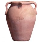 Impruneta Terracotta, Portaombrelli con Beccuccio, schlichter Schirmständer mit Griffen, Krug, Vase, Pflanztopf
