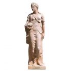 Impruneta Terracotta, Primavera Carrega, Frauen-Statue "Frühling", Gartendekoration, Figur