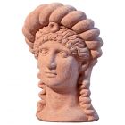 Impruneta Terracotta, Testa di Etrusca, Büste etruskischer Kopf, Gartendekoration