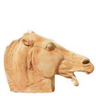 Impruneta Terracotta, Cavallo - Fidia, Pferdekopf, Tierfigur, Gartendekoration