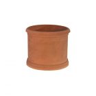 Galestro Terracotta, schlichter zylindrischer Pflanztopf, Ø 37 x H 31 cm