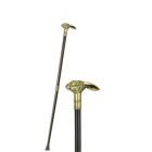 Gehstock, L. 91 cm, Aluminium, Hasenkopf-Griff, Spazierstock, Handstock, Gehhilfe, AN ALUMINIUM WALKING STICK (1 Stück)