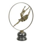 Bronzefigur Ringtänzerin, A BRONZE SCULPTURE OF A RING DANCER