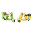 2er-Set Miniaturmodelle Scooter, Roller, Zinnblech, A PAIR OF TIN SCOOTER MODELS