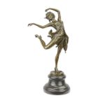 Bronzefigure Tänzerin, UNA SCULTURA IN BRONZO DI UNA DANZATRICE