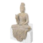 Buddha a figura MGO, UNA SCULTURA MGO DI UN BUDDHA SEDUTO