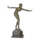 Bronzefigure phönizische Tänzerin, UNA SCULTURA IN BRONZO DELLA DANZATRICE FENICIA