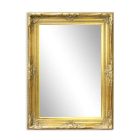 Wandspiegel, rechteckig, goldfarbener, verzierter Rahmen, Spiegel, Flurspiegel, Schlafzimmerspiegel, Raumdekoration, Innendekoration, A GOLD MIRROR