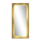 Wandspiegel, rechteckig, goldfarbener, verzierter Rahmen, Spiegel, Flurspiegel, Schlafzimmerspiegel, Innendekoration, Wanddekoration, A GOLD MIRROR