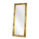 Wandspiegel, rechteckig, goldfarbener, verzierter Rahmen, Ganzkörperspiegel, Barockspiegel, Spiegel, Innendekoration, Raumdekoration, A GOLD MIRROR
