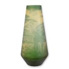 Kameo-Glasvase "Giraffe der Savanne", Höhe 43,5 cm, Blumenvase, Bodenvase, Kameovase, GA CAMEO GLASS VASE 'GIRAFFE OF THE SAVANNAH'