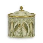 Porzellanbox mit Bronzeanteilen, A BRONZE MOUNTED PORCELAIN BOX