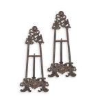 2er-Set Gusseisen-Buchstützen, A PAIR OF CAST IRON BOOK-STANDS