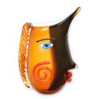 Glasvase im Murano-Stil, A MURANO STYLE ABSTRACT GLASS VASE