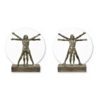 Polyresin-Figur vitruvianischer Mann, A RESIN FIGURINE OF THE VITRUVIAN MAN (1 Stück)