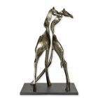 Aluminiumfigur Giraffen-Paar - Höhe 64,2 cm