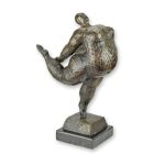 Moderne Bronzefigur nackte Tänzerin, UNA SCULTURA MODERNISTA IN BRONZO DI UNA BALLERINA NUDA