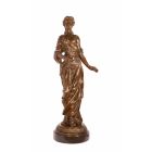 #Bronzefigur A BRONZE SCULPTURE OF THE PERSONIFICATION OF SPRING