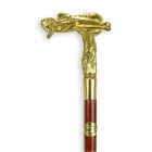 Gehstock, L. 92,9 cm, Bronzegriff mit nackter Frau, Spazierstock, Herrenstock, Frauenfigur, Nacktfigur, Frauenakt, A BRONZE-HANDLED WALKING STICK