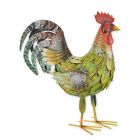 Metallhahn, Hahnfigur, Tierfigur, Metallfigur, A METAL ROOSTER