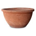 Impruneta Terracotta, Conca Ginevra, schlichter Blumentopf, Becken