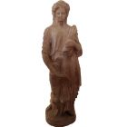 Galestro Terracotta, Statue "Sommer", Frauen-Figur, Gartendekoration