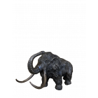 Bronzefigur Mammut, Elefant, Mammutfigur, Bronzetierfigur, Bronzemammut, Bronzeelefant, Bronze