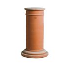 Impruneta Terracotta, Säule Montalbano, schlicht, Terracottasäule, Rundsäule