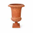 Galestro Terracotta, schlichtes Kelchgefäß, Ø 45 × H 60 cm