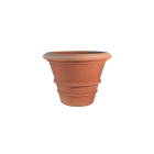 Impruneta Terracotta, schlichter runder Pflanztopf, Ø 60 × H 44 cm