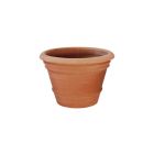 Vaso Liscio a Tornio in Terracotta, 30 × 23 cm