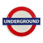 Gusseisen-Wandschild, A CAST IRON UNDERGROUND SIGN