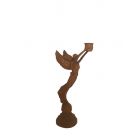 Gusseisen Kerzenhalter Engelfigur, Gartendekoration, Dekoration