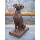 Gusseisen Figur, Hund, Tierfigur, Tier, Dog