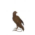 Eisenfigur, großer Vogel, Metallfigur, Tierfigur, Gartendekoration