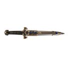 Zeremonien-Dolch, L. 35,5 cm, Nachbildung, Stichwaffe, Messer, A DAGGER WITH SHAFT
